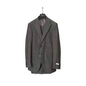 New Peter Millar Flynn Classic Fit Gray Wool 2 Piece Suit Size 38R